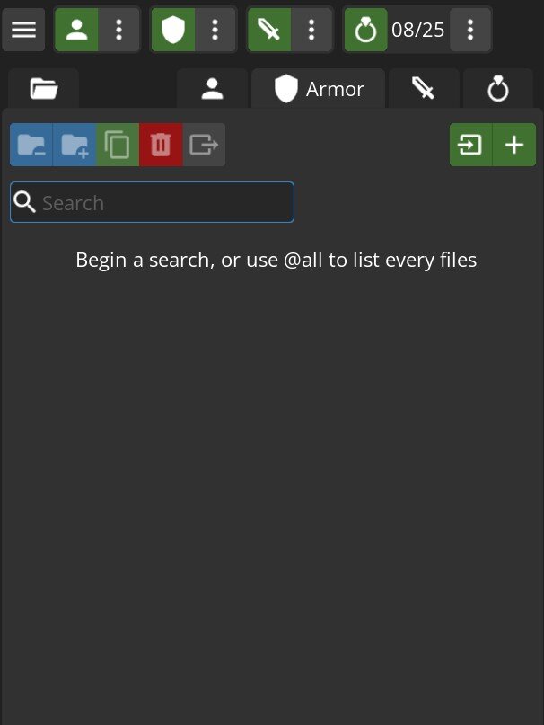 Tot!Custom saved library entries restored